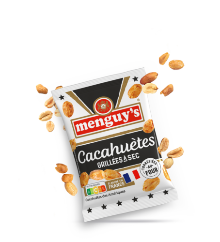  Produit Cacahuètes grillées à sec - 40g