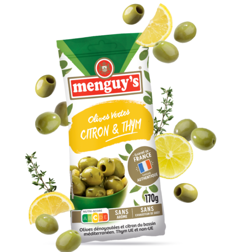 Produit Olives vertes citron & thym