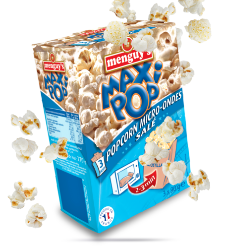 Produit Microwaveable salted popcorn