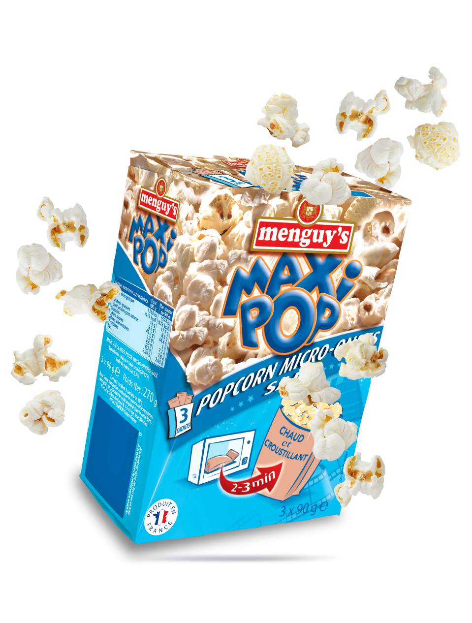 Popcorn micro-ondes salé - Menguy's