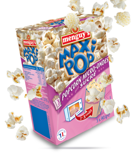  Produit Microwaveable sweetened popcorn