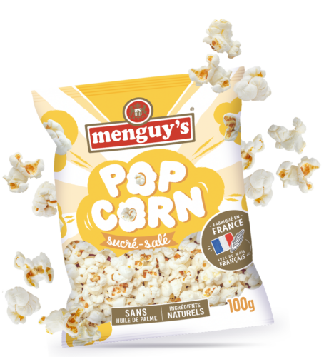 Produit Popcorn éclaté sucré et salé 