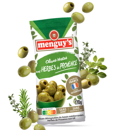 Produit Olives vertes aux herbes de Provence